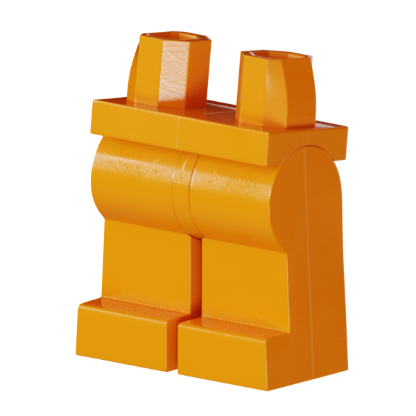Genuine LEGO® Legs - Orange