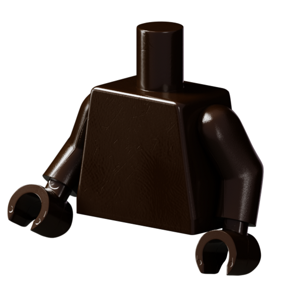 Genuine LEGO® Torso - Dark Brown