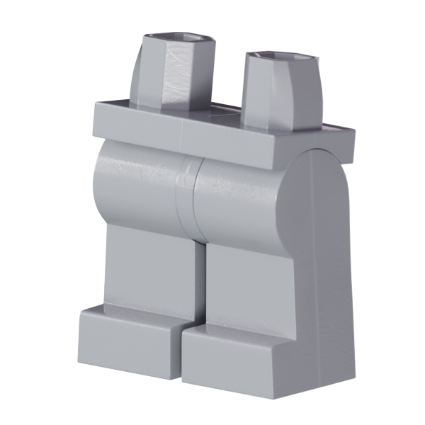 Genuine LEGO® Legs - Light Gray