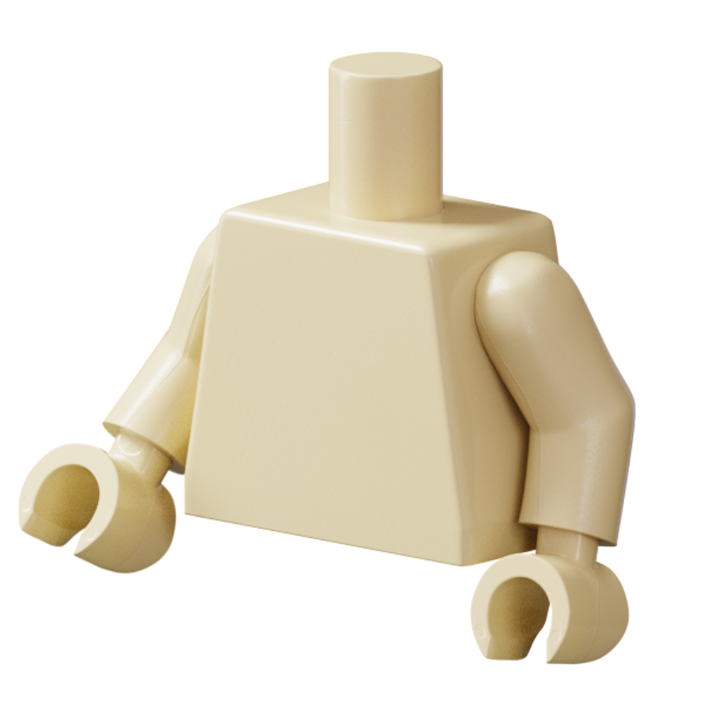 Genuine LEGO® Torso - Tan
