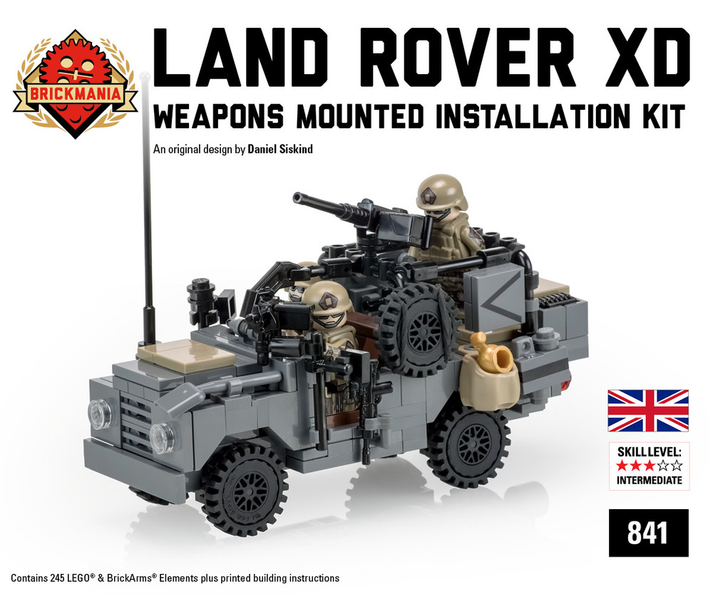 Land Rover XD - WMIK (Dark Gray) - Brickmania Toys