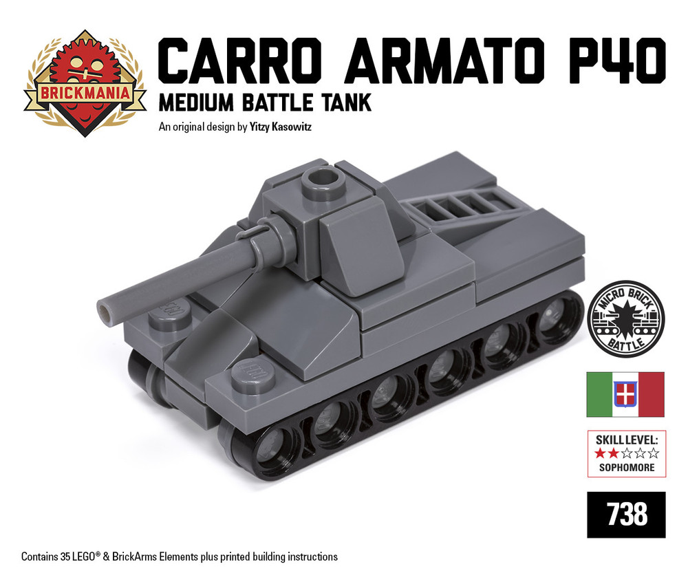 Micro Brick Battle - Carro Armato P40