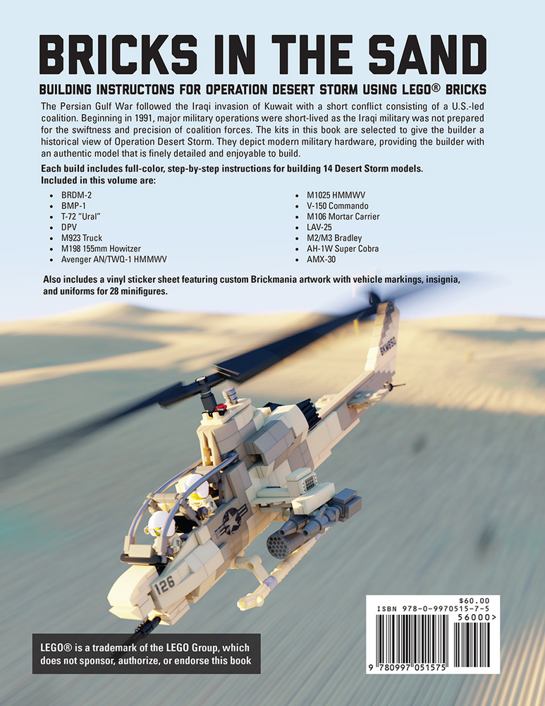 Bricks in the Sand Pt. 1: Building Instructions for Operation Desert Storm Using LEGO® Bricks