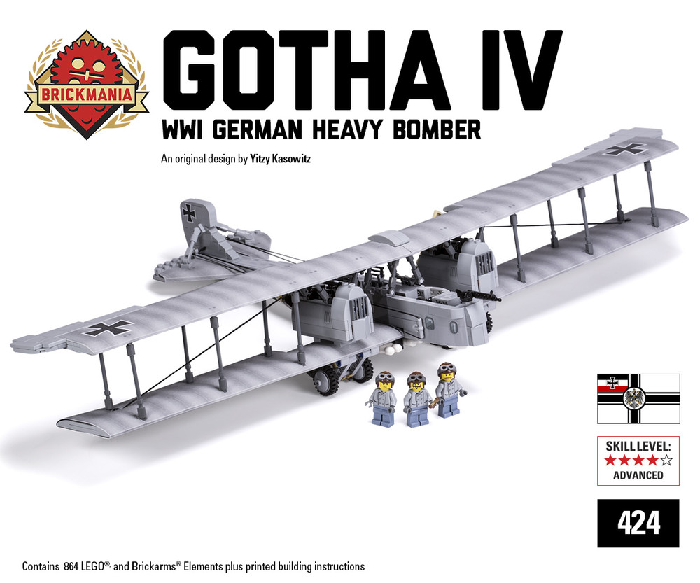 lego ww1 bomber