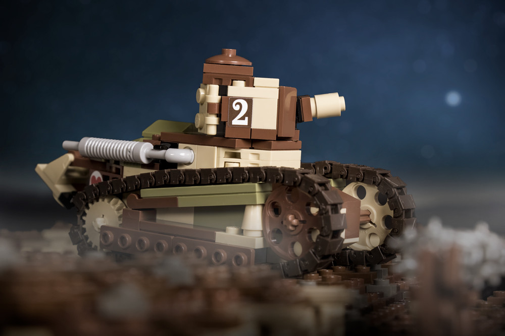 Renault FT - WWI French Light Tank - Brickmania Toys