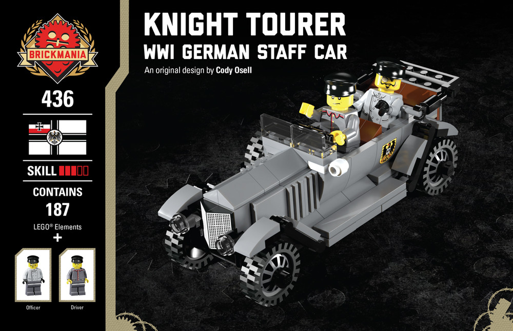 Knight Tourer - WWI German Staff Car - Brickmania Toys