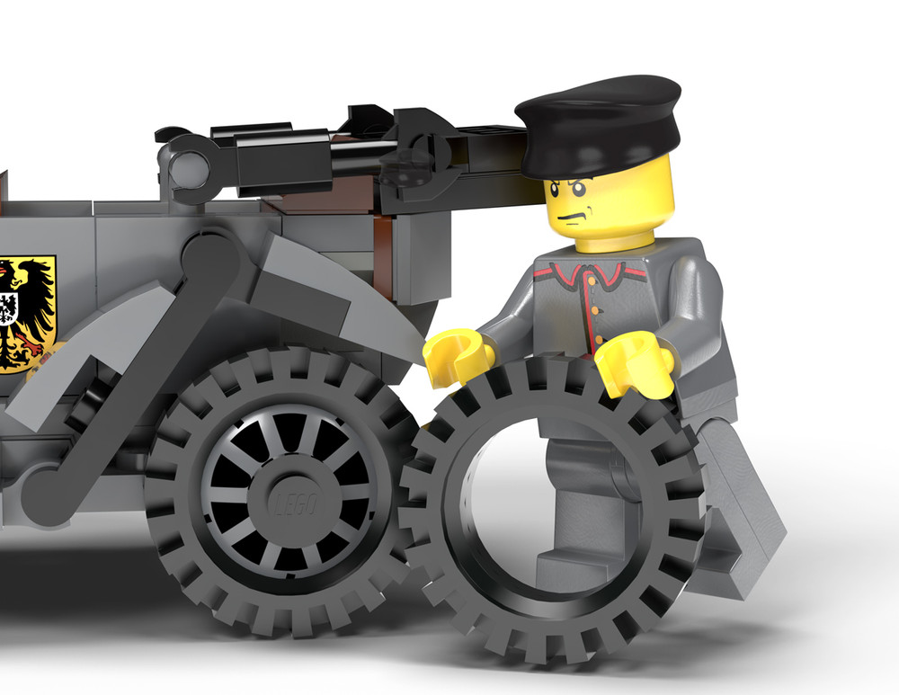 Knight Tourer - WWI German Staff Car - Brickmania Toys