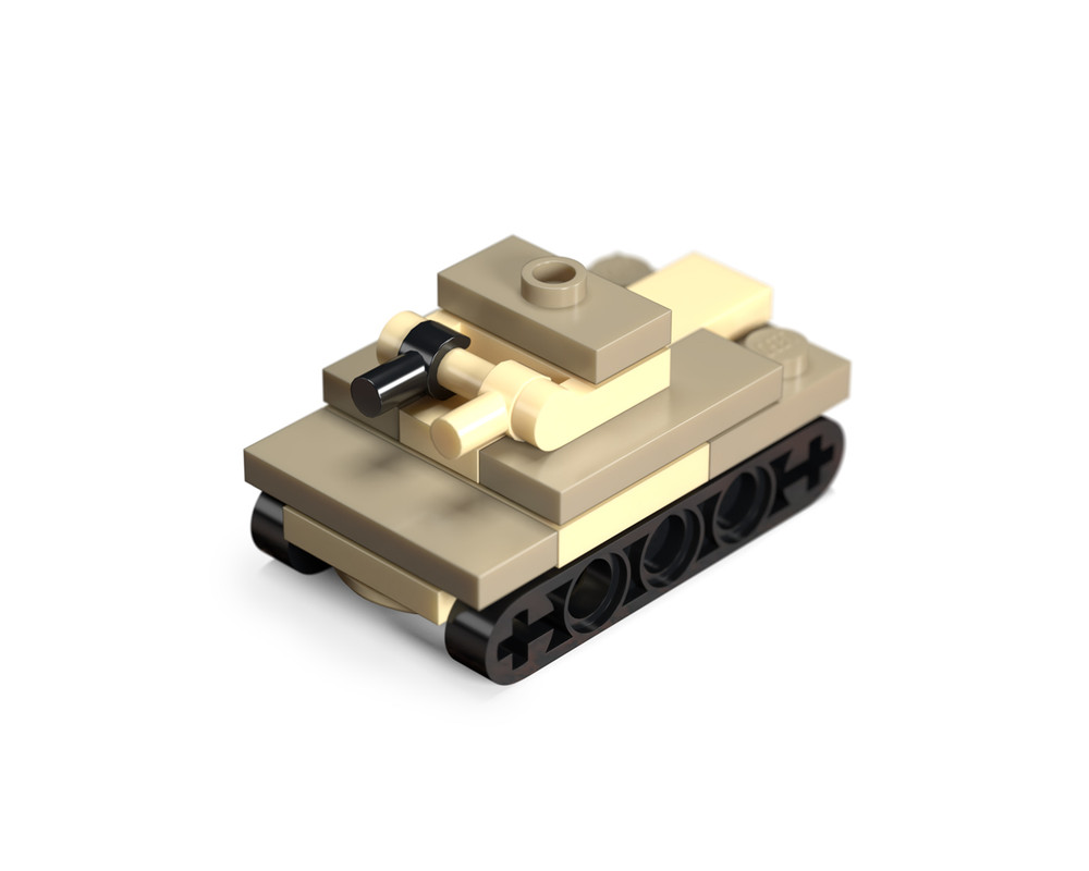 Micro Brick Battle - Panzer II Camo