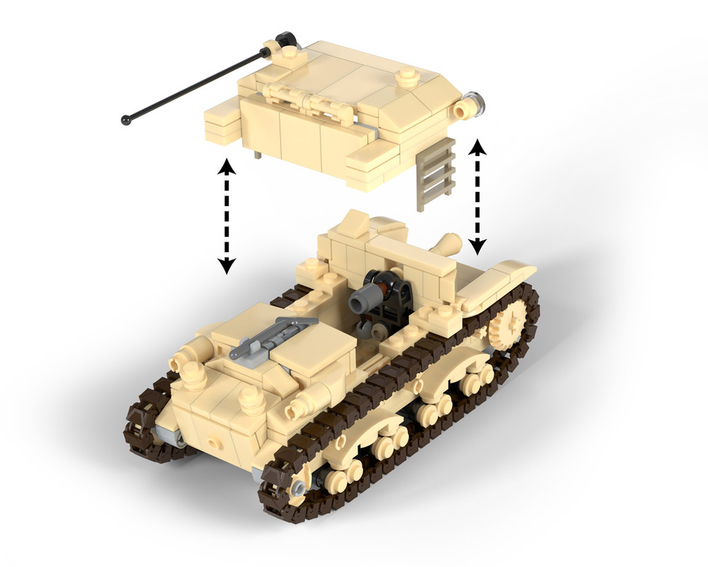 Semovente Da 75/18 - Self Propelled Gun