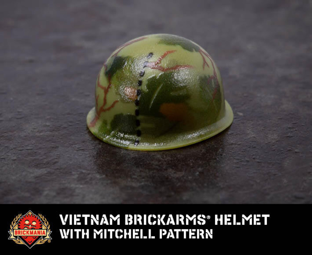 Vietnam BrickArms® Helmet with Mitchell Pattern