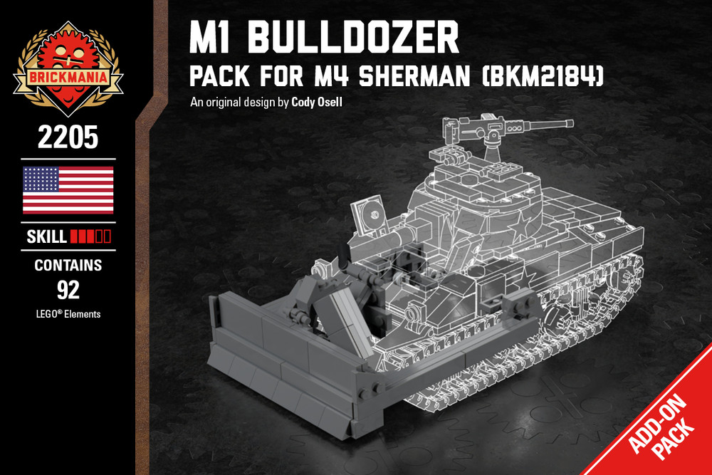 M1 Bulldozer - Pack for M4 Sherman