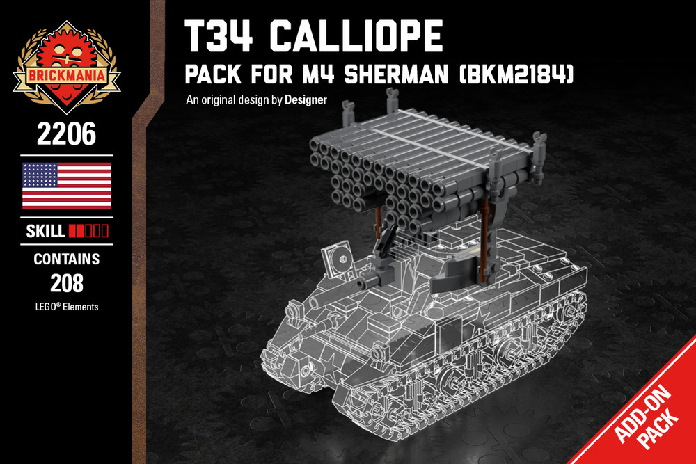 T34 Calliope - Pack for M4 Sherman