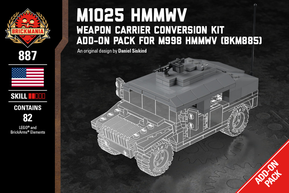 M1025 HMMWV - Weapon Carrier Conversion Kit Add-On Pack