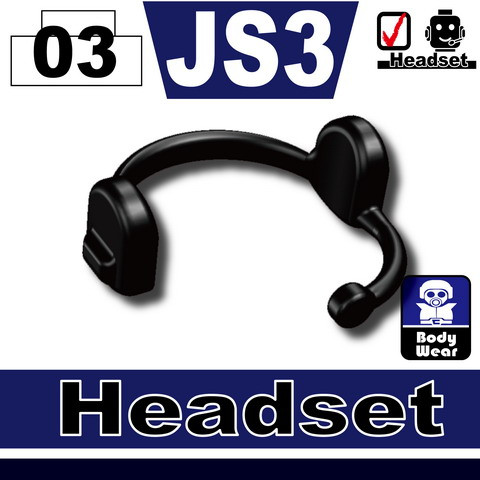 Minifig.Cat Headset (JS3) - Brickmania Toys