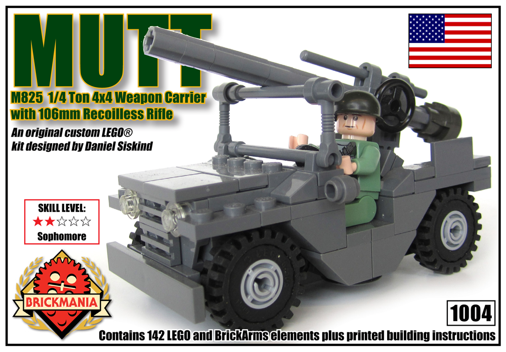 MUTT: M825 1/4 Ton 4x4 Weapon Carrier With 106mm Recoilless Rifle 