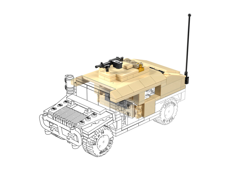 M1025 MEU HMMWV - Weapon Carrier Conversion Kit For M998 MEU HMMWV