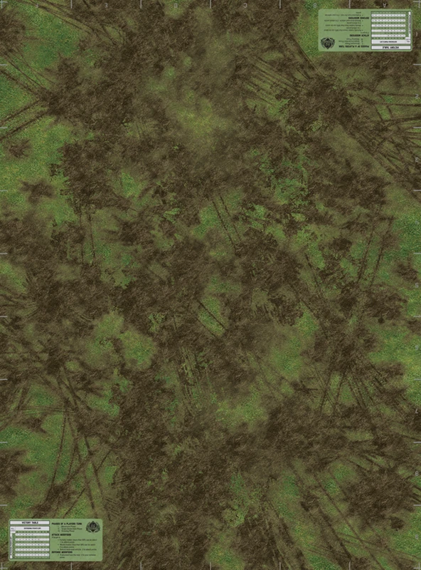 Micro Brick Battle - Muddied Terrain Battle Mat