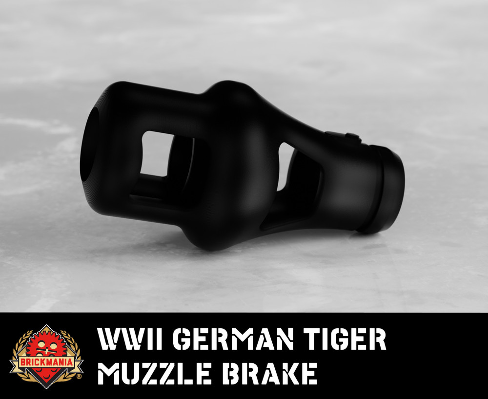 WWII German Tiger Muzzle Brake - Axle or Bar Connection