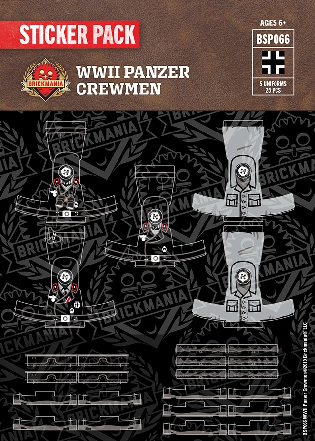 WWII Panzer Crewman - Sticker Pack