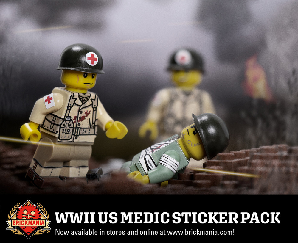 WWII US Medic - Sticker Pack