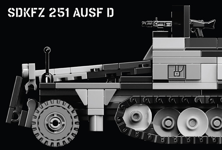 SdKfz 251 Ausf D - Armored Half Track Carrier