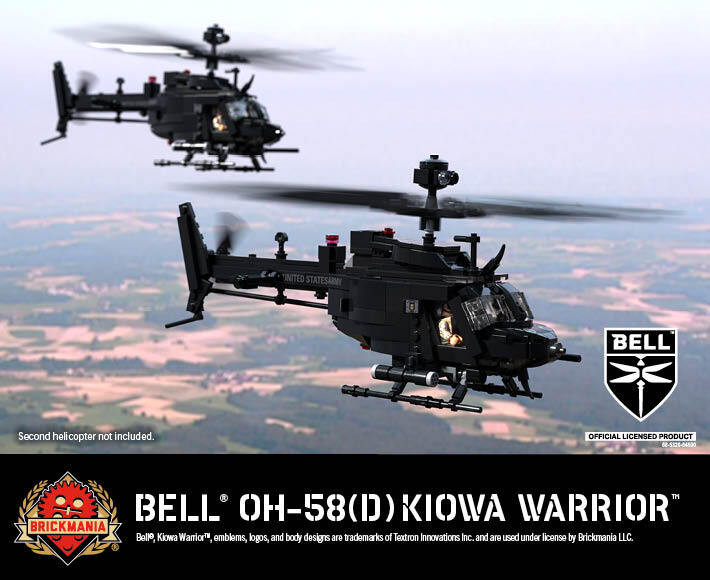 brickmania製アメリカ軍OH-58D　KIOWA WARRIOR brickmania製OH-58Dカイオワ ウォリア