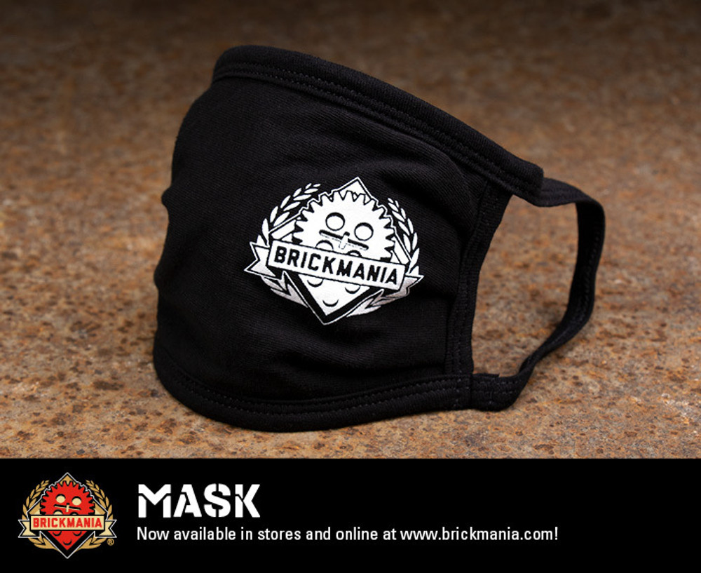 Brickmania Face Mask - White Logo