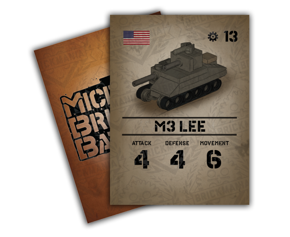 Micro Brick Battle Stat Cards - Pack 1