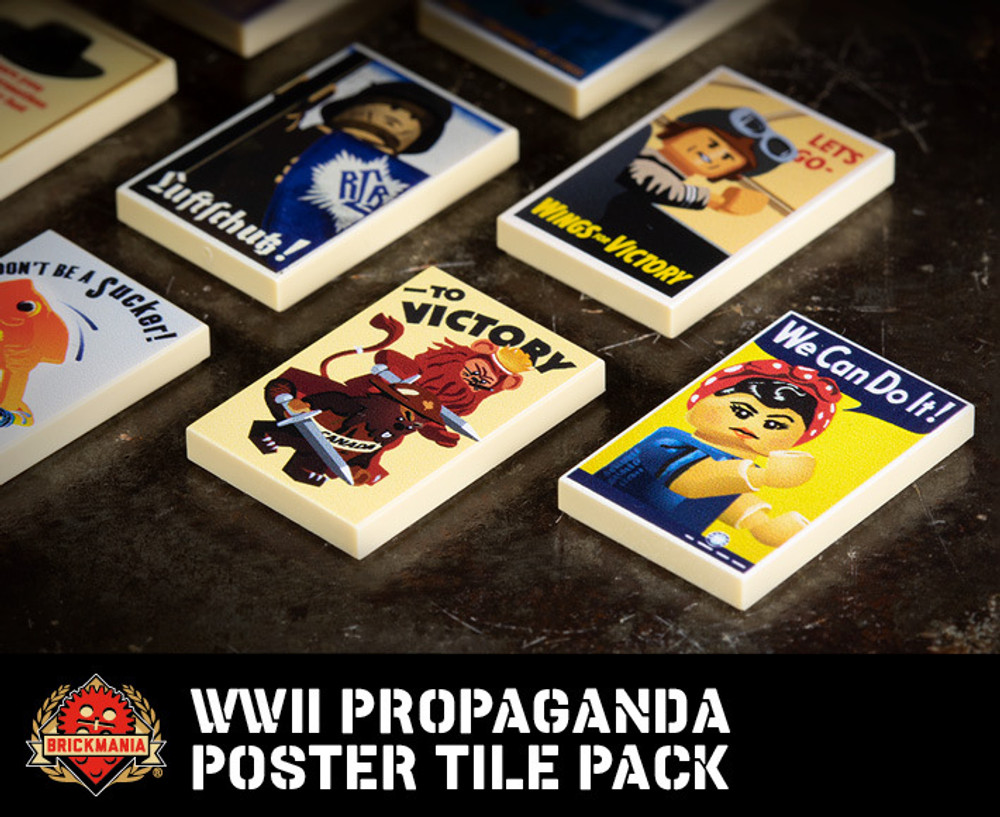 WWII Propaganda Poster Tile Pack