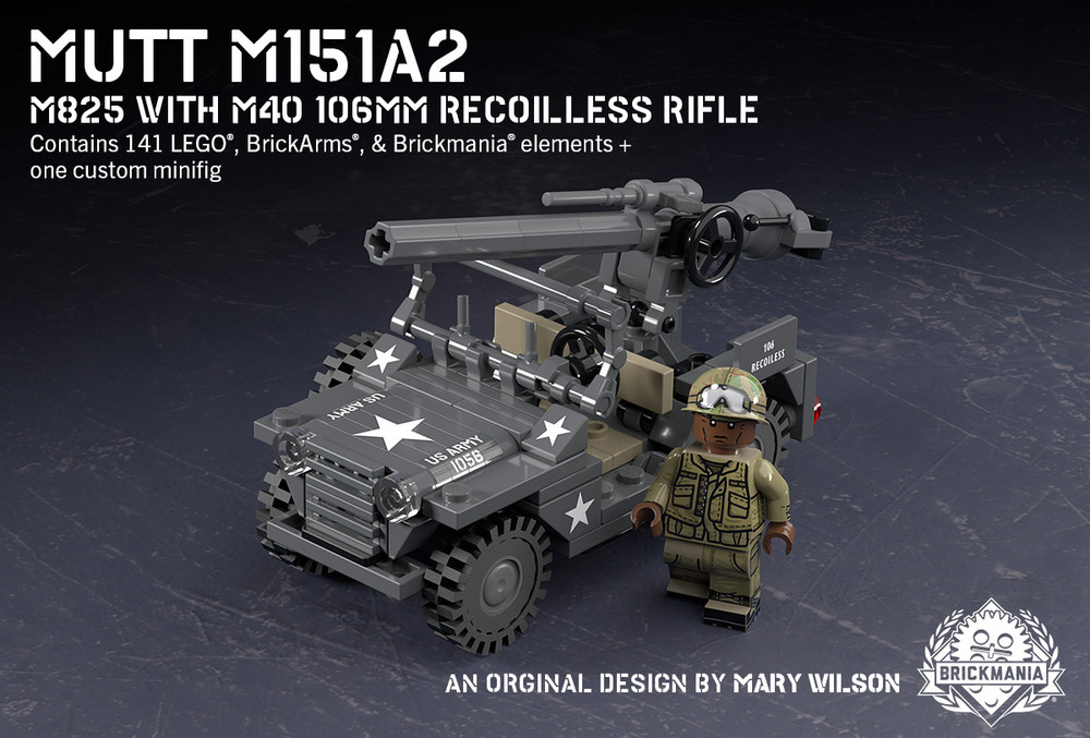 MUTT M151A2 - M825 with M40 106mm Recoilless Rifle