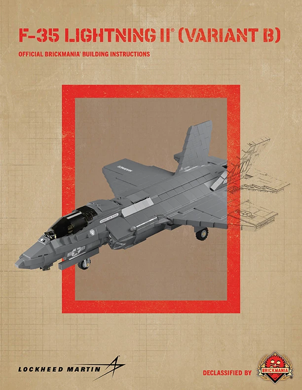 F-35 LIGHTNING II® (Variant B) - Digital Building Instructions
