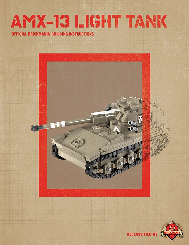 AMX-13 Light Tank - Digital Building Instructions
