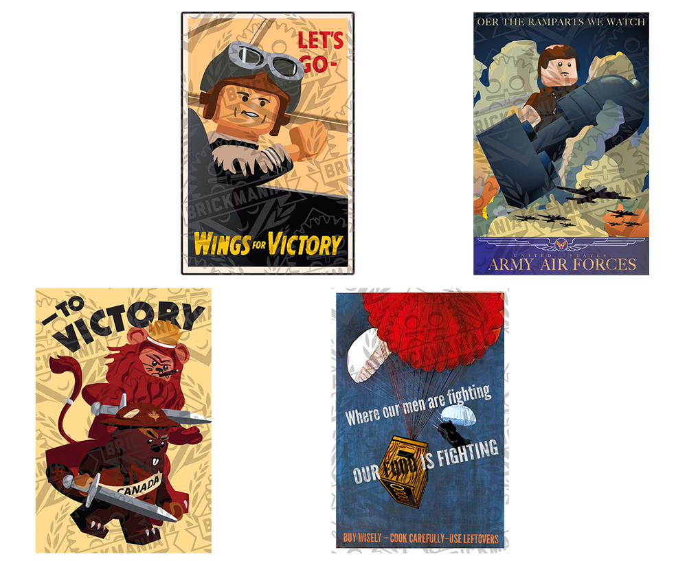 WWII Propaganda Poster Tile Pack V2