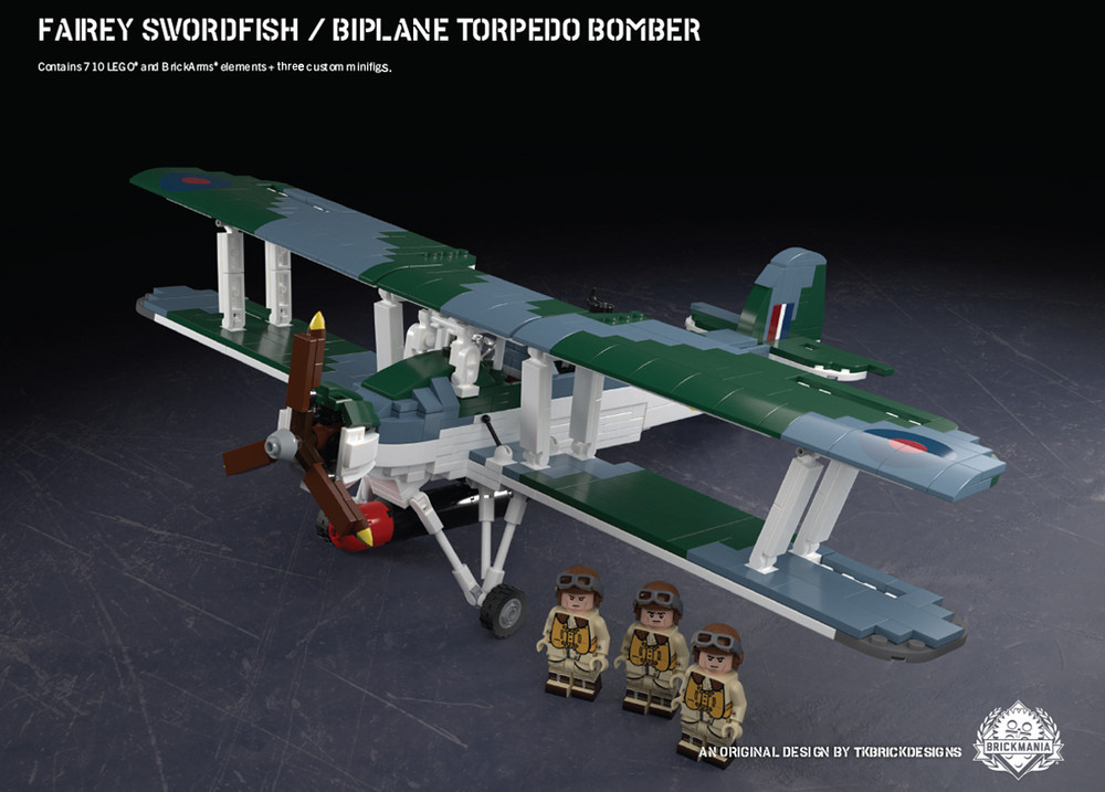Fairey Swordfish - Biplane Torpedo Bomber