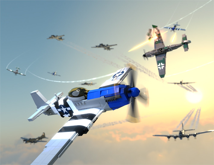 P-51D Mustang (BKE2227) - Sticker Pack