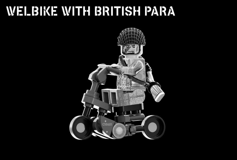 Welbike with British Para – Single-Seat Motorcycle