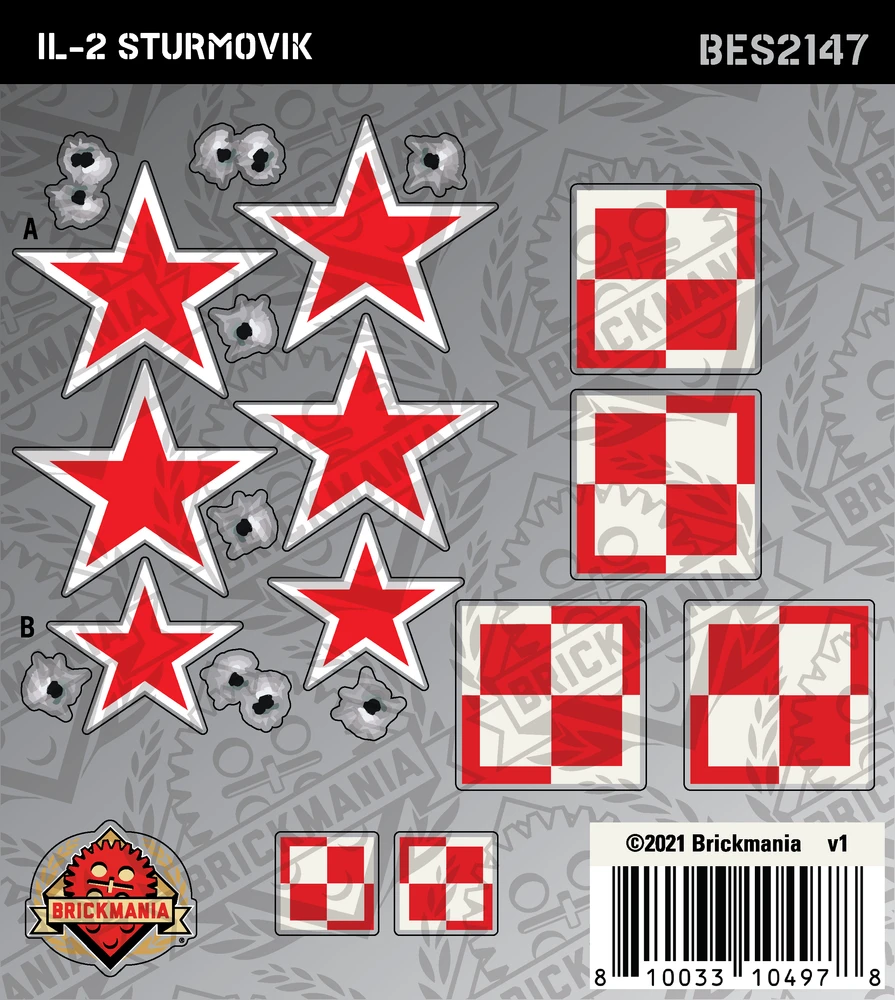Il-2 Sturmovik (BKE2147) - Sticker Pack