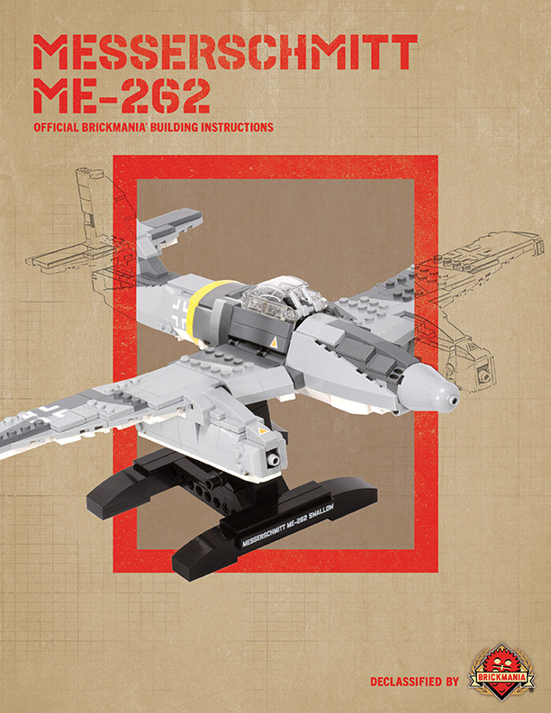 meページ Messerschmitt Me-262 - Digital Building Instructions