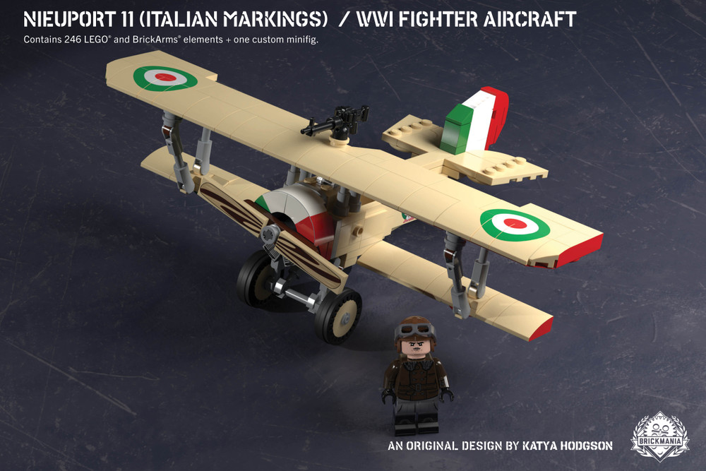 Nieuport 11 (Italian Markings) – WWI Fighter Aircraft