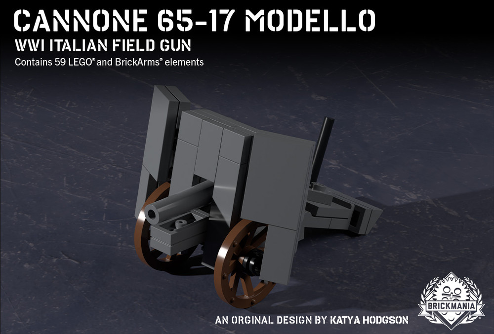 Cannone 65-17 Modello 13 - WWI Italian Field Gun