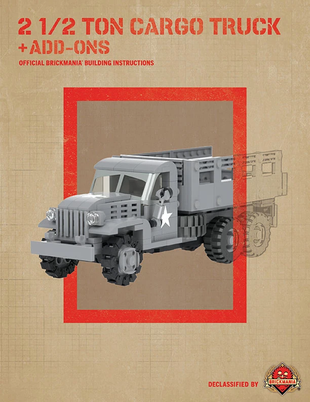 2 1/2 Ton Cargo Truck + Add-Ons - Digital Building Instructions