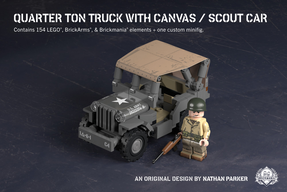 Quarter Ton Truck with Canvas – Scout Car