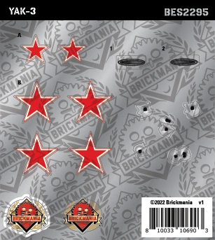 Yak-3 (BKE2295) - Sticker Pack