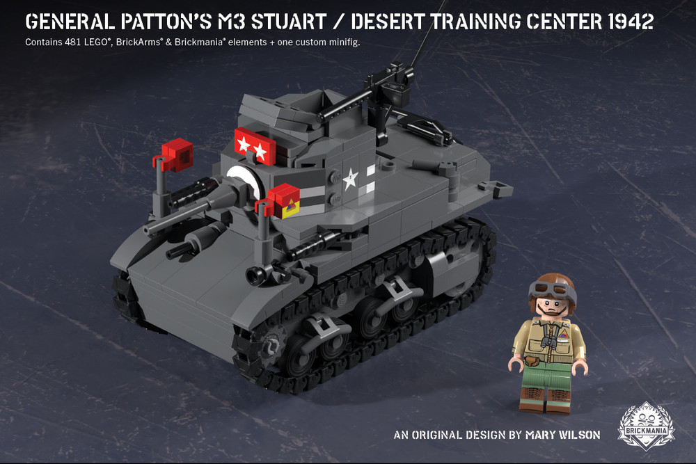 General Patton's M3 Stuart – Desert Training Center 1942