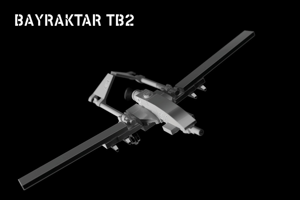 Bayraktar TB2 – 1/72 Scale Ukrainian Drone Aircraft