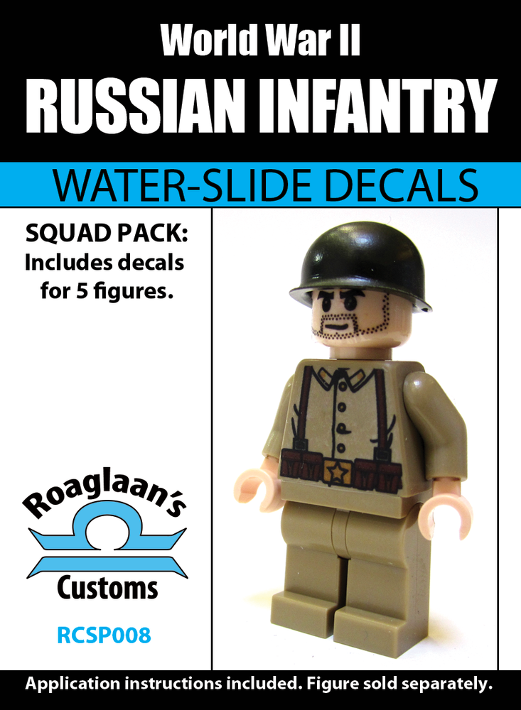 World War II Russian Infantry Squad Pack - Water-Slide Decals