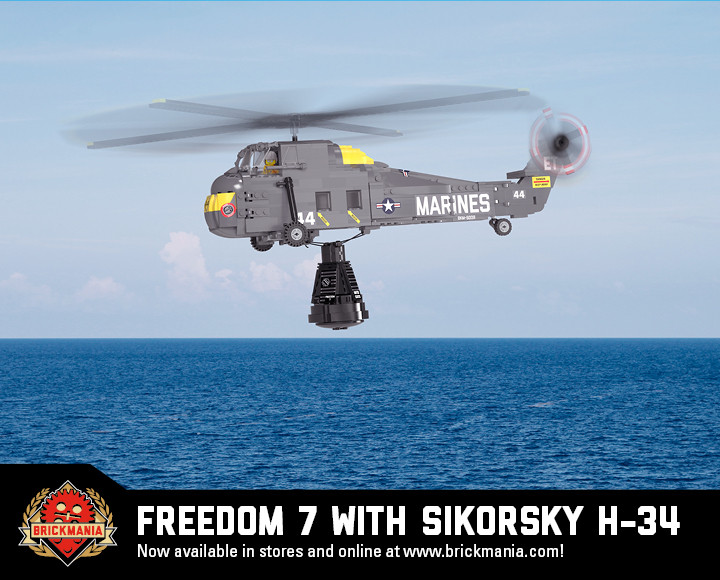 Freedom 7 Capsule + Sikorsky H-34 - Sticker Pack
