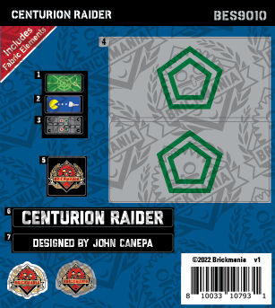 Centurion Raider (BKE9010) - Sticker Pack