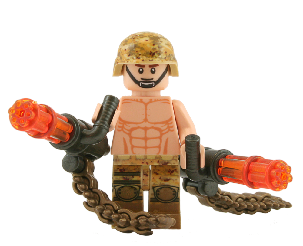 USMC "MarPat" Complete Minifig Set - Water-Slide Decals