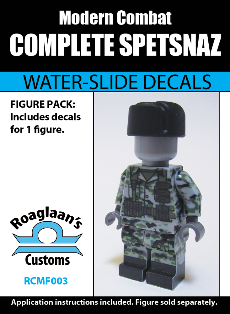 Spetsnaz Complete Minifig Set - Water-Slide Decals